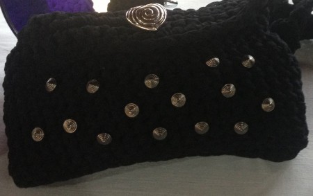 marsupio in fettucia applicazioni  in metallo - Floriana