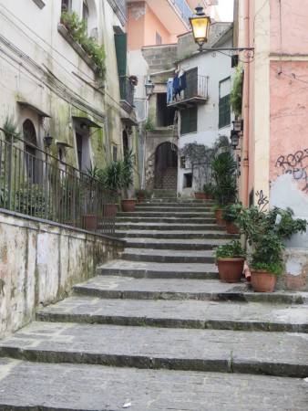 Le rampe di San Giuseppe che conducono alla zona portuale del centro